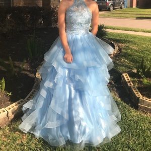 LIGHT BLUE NOX ANNABEL 2-PIECE DRESS (S)